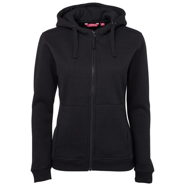 JB's Ladies Full Zip Fleecy Hoodie Thumbnail