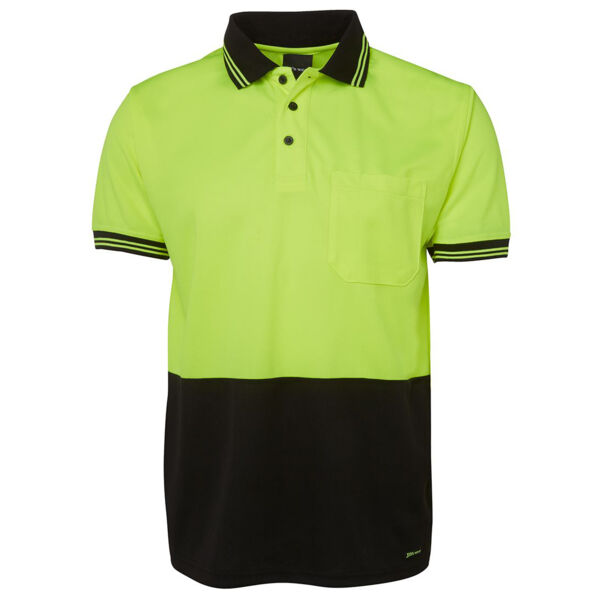 JB's Mens Hi Vis S/S Traditional Polo Thumbnail