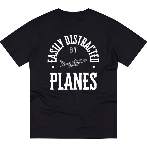 Easily Distracted By Planes Unisex Tee Thumbnail